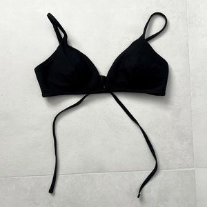 Black bikini top